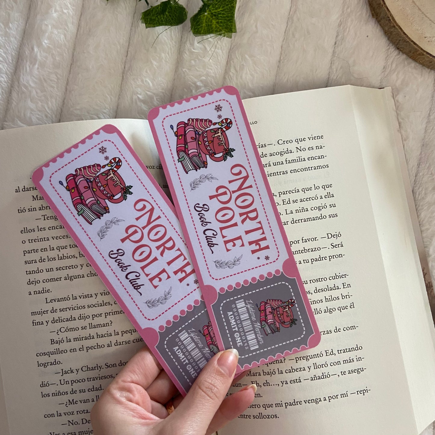 Marcapáginas North Pole bookclub