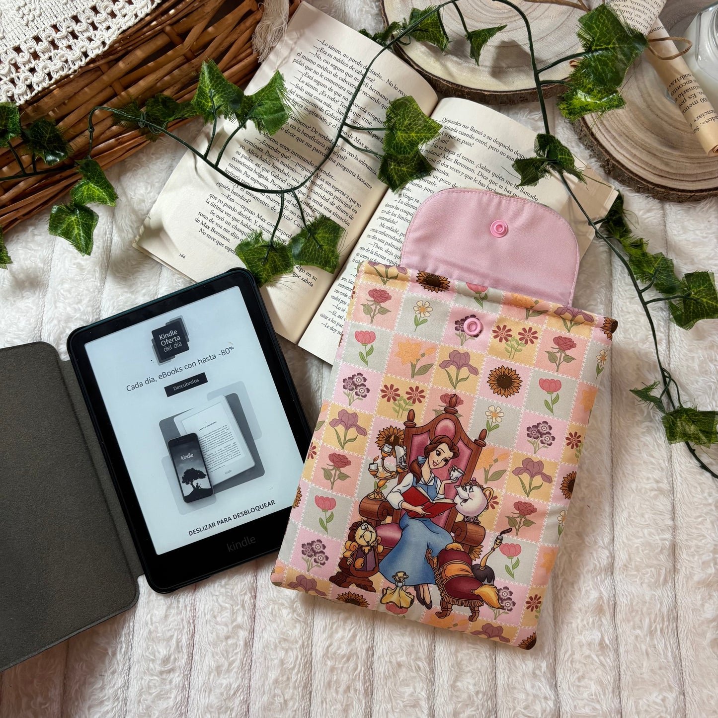Funda kindle/kobo libra colour Bella en primavera