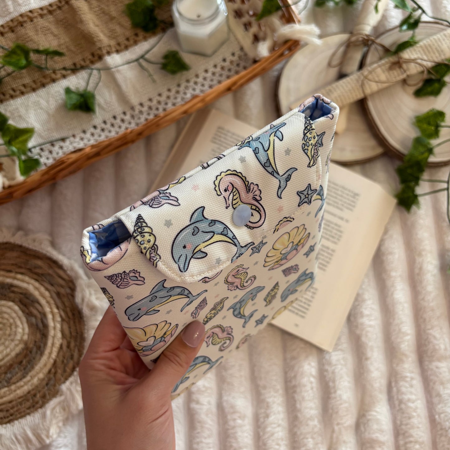 Funda kindle/kobo libra colour mar de perlas impermeable