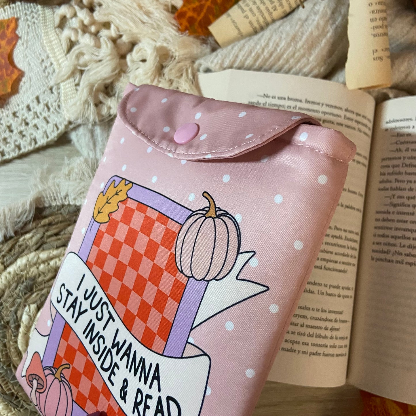 Funda kindle I just wanna stay inside & read outlet