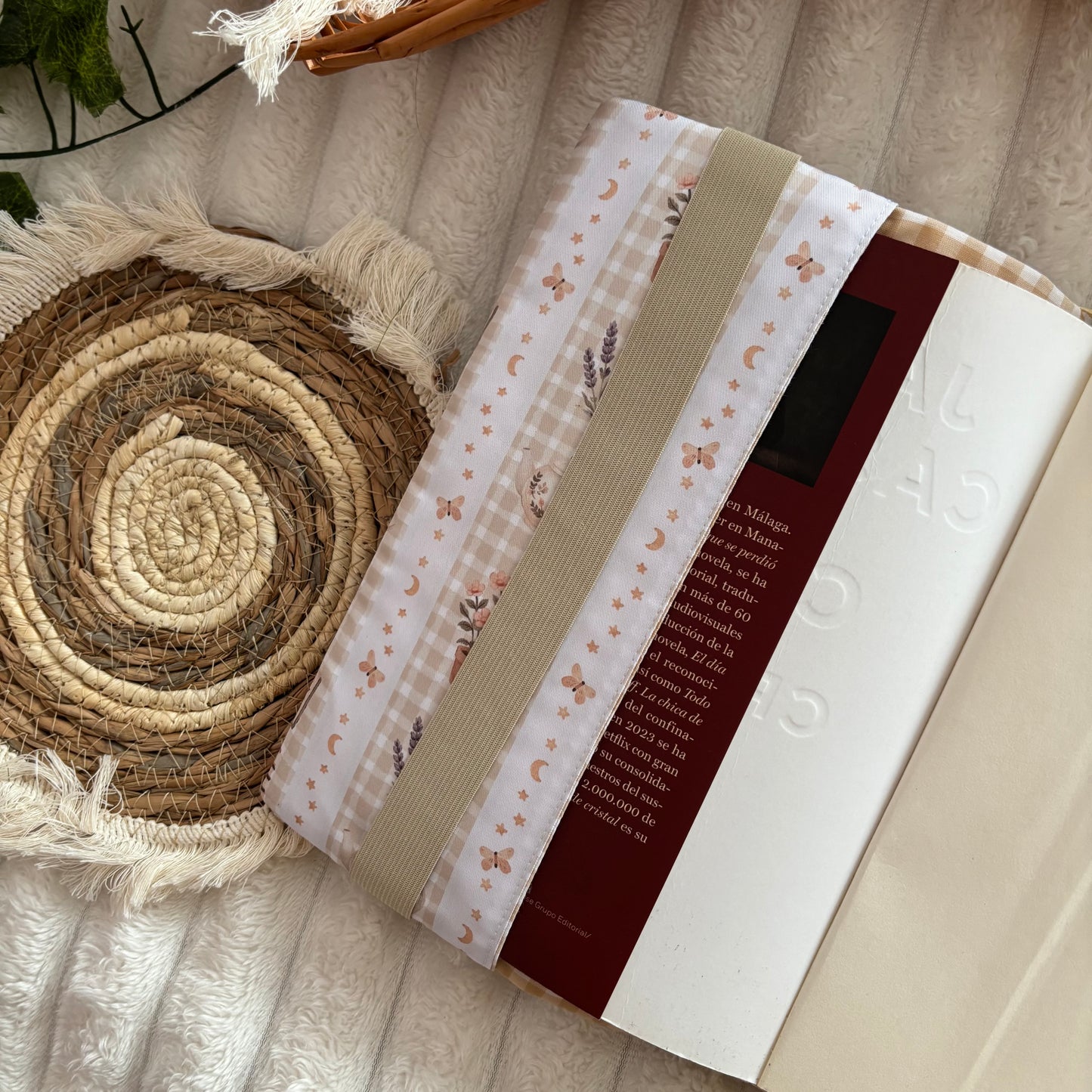 Funda ajustable lecturas de primavera