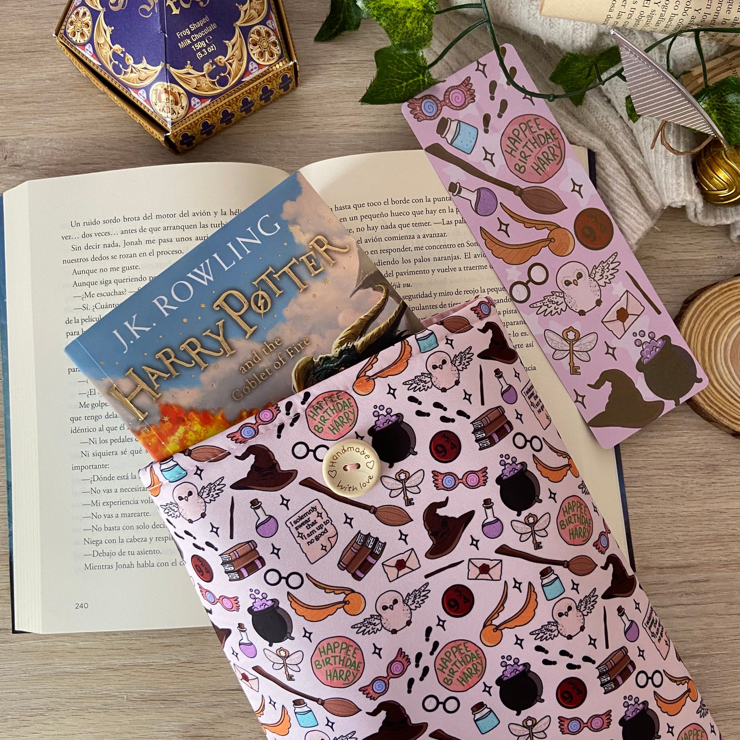 Funda literaria Harry Potter