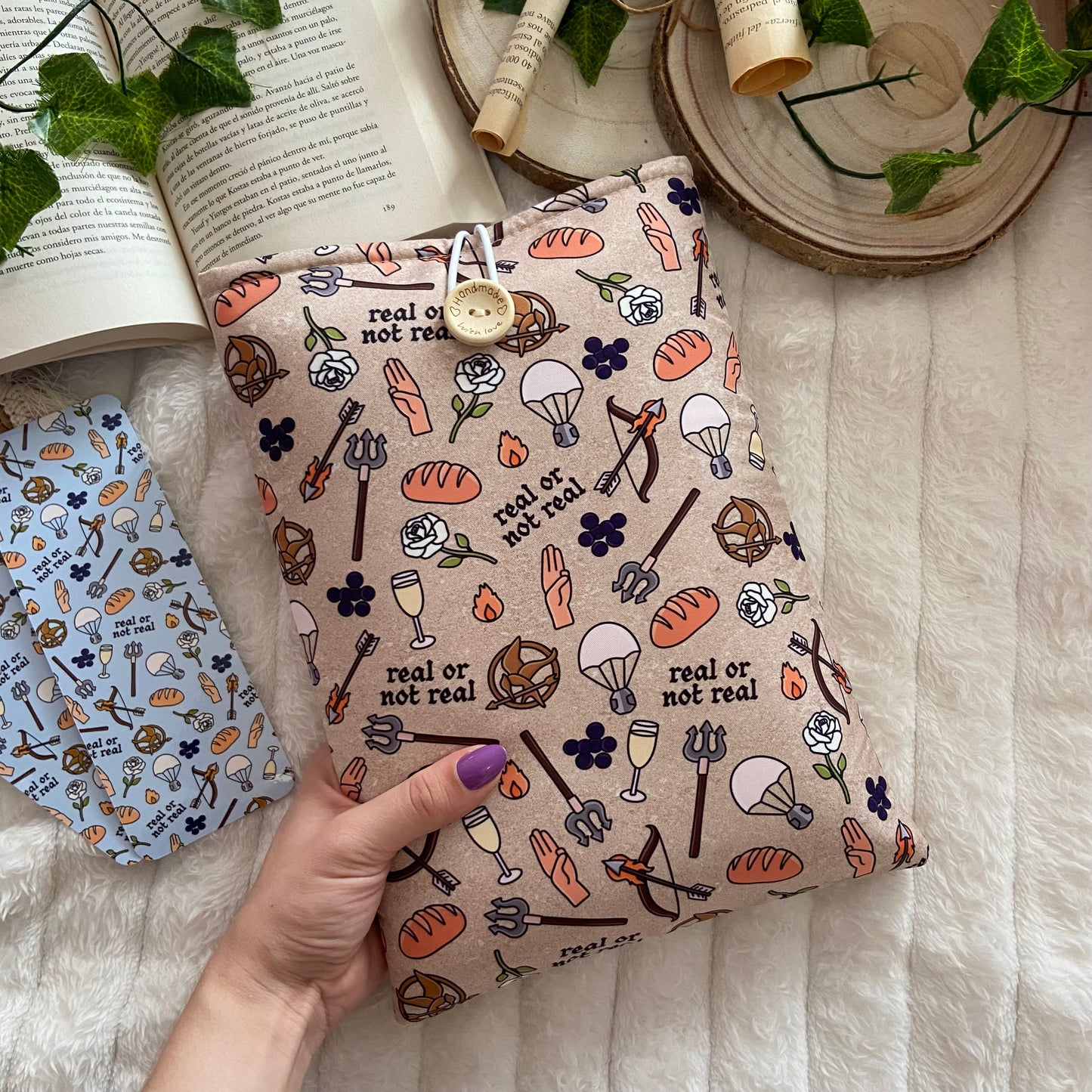 Funda literaria Los juegos del hambre