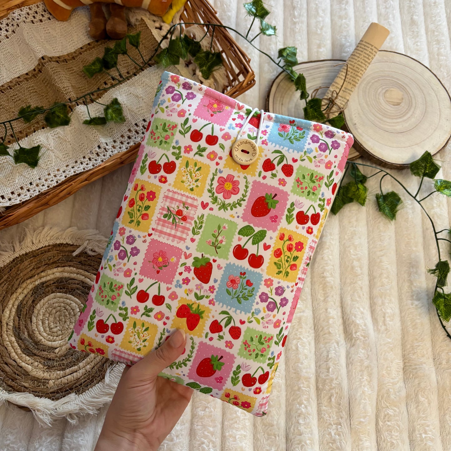 Funda literaria mix primaveral