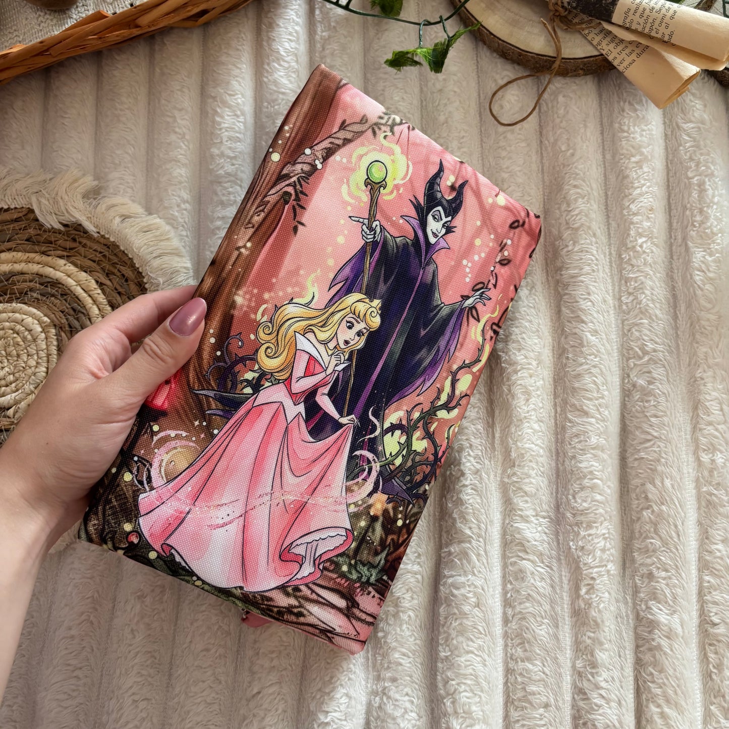 Funda ajustable princesa Aurora impermeable