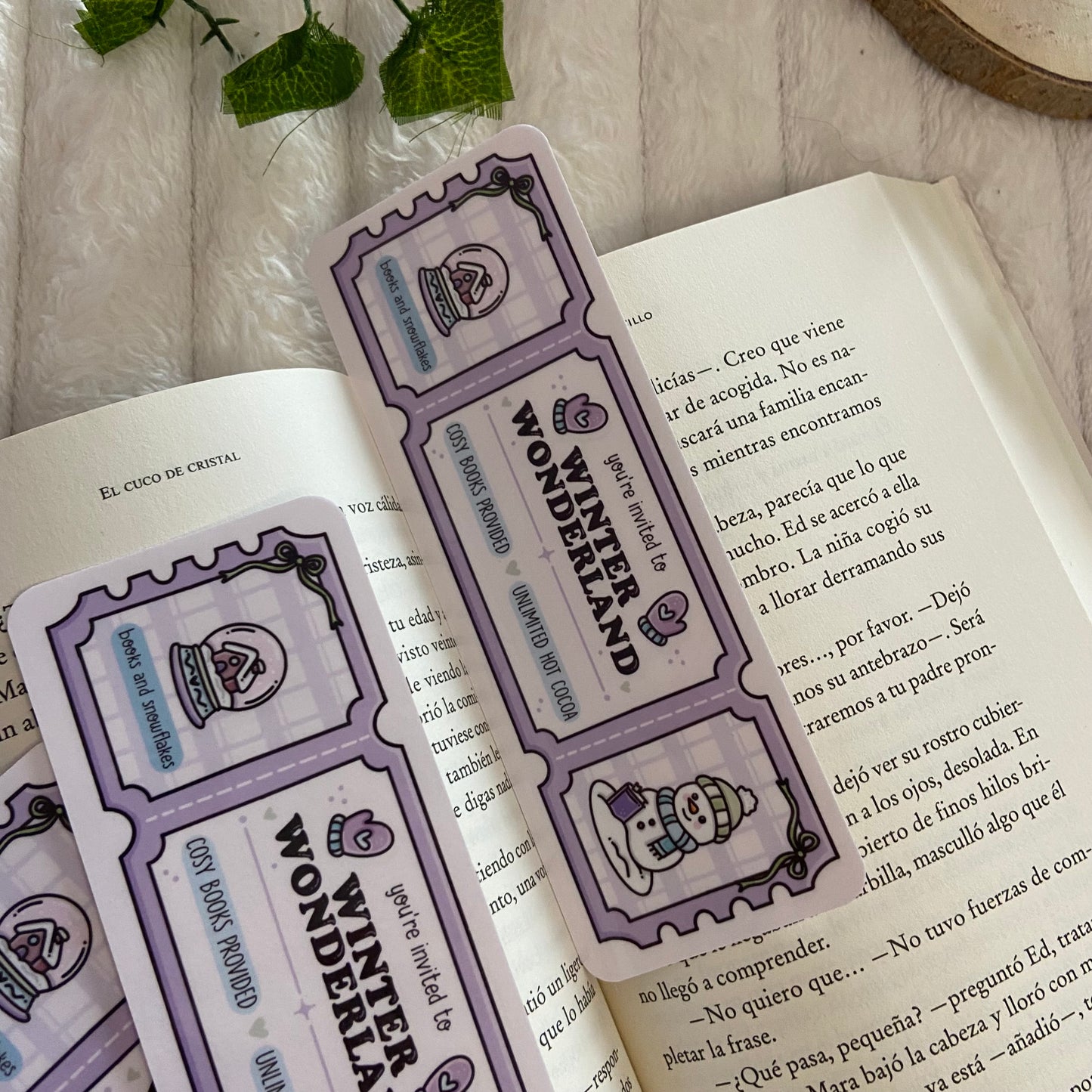 Pack 2 marcapáginas Gingerbread bakery bookclub + Winter wonderland