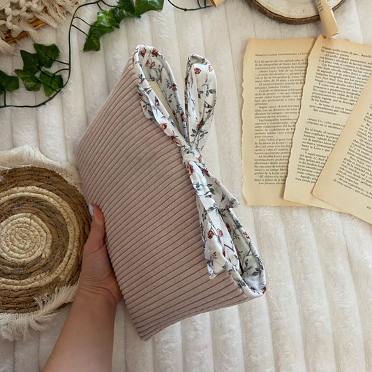 Funda literaria Boston de pana