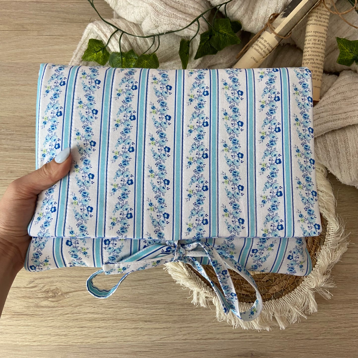 Funda acolchada bleu