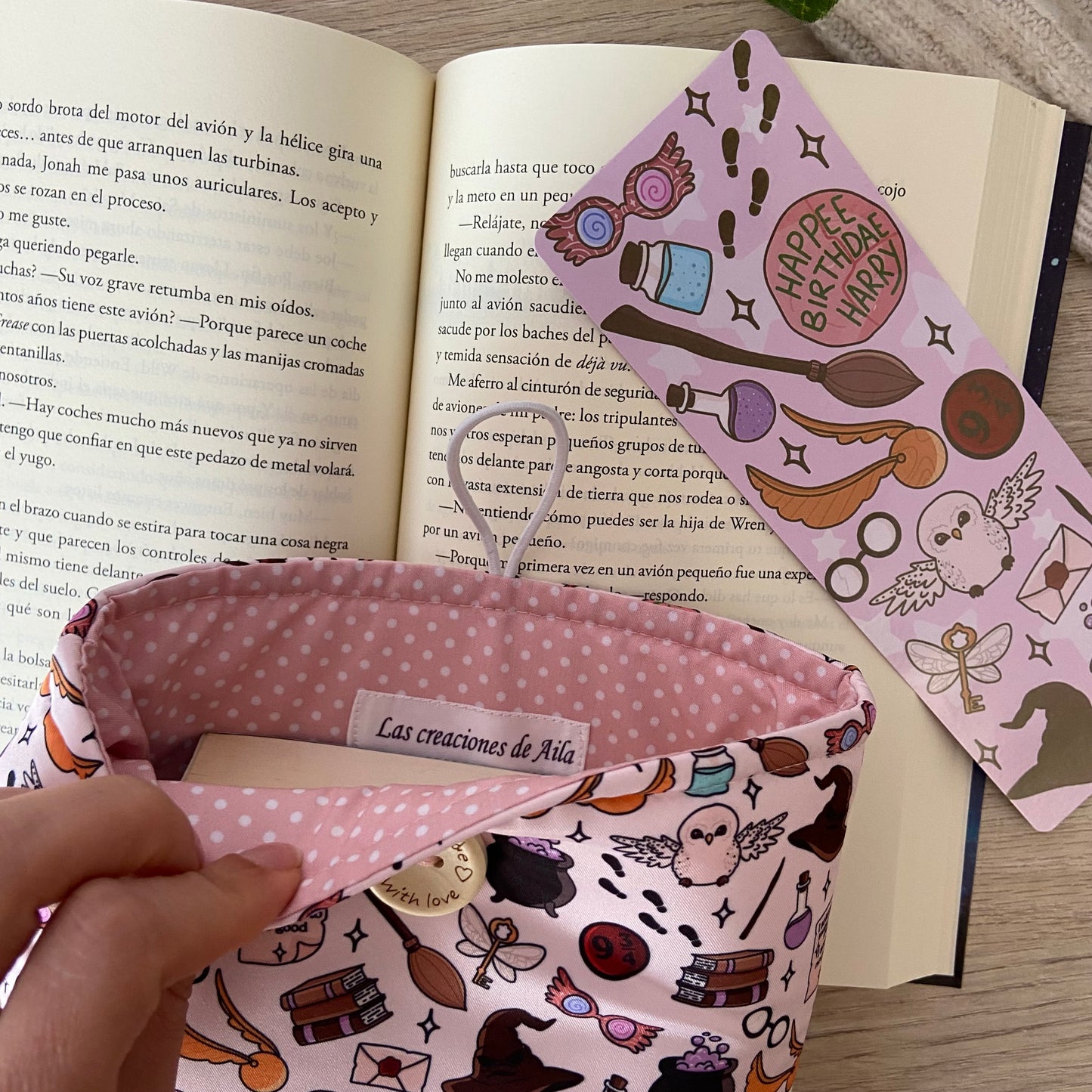 Funda literaria Harry Potter