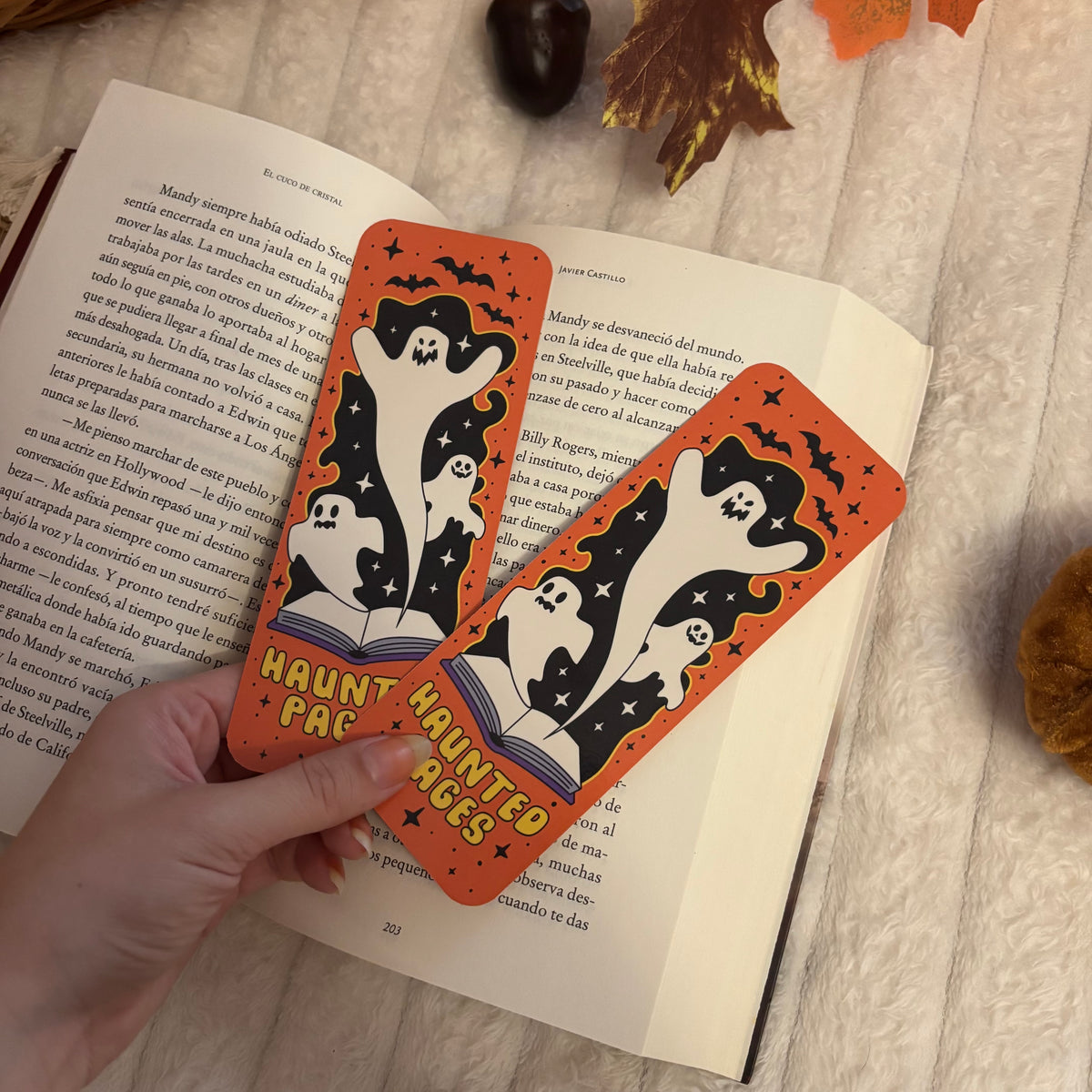 Marcapáginas haunted pages