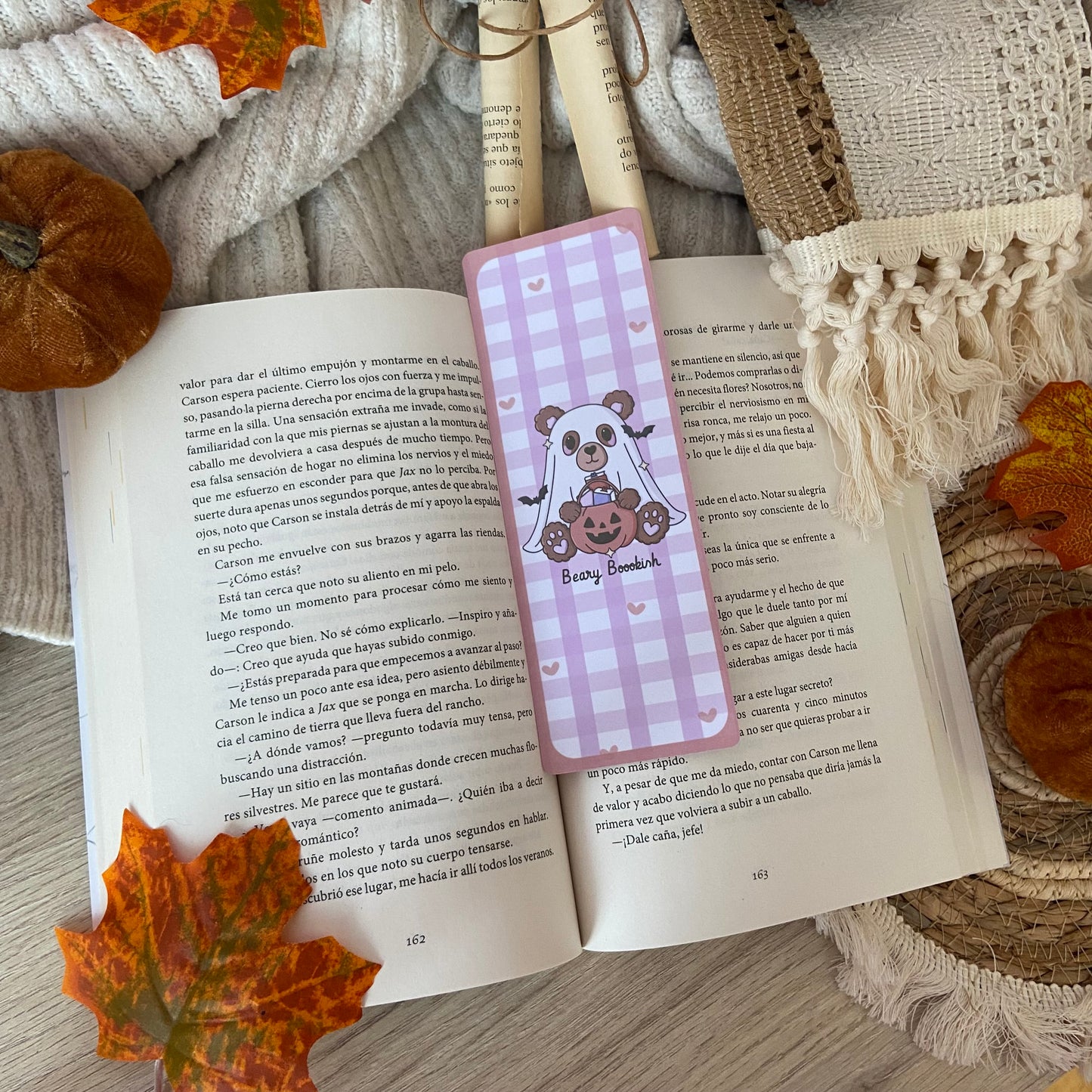 Marcapáginas Beary bookish