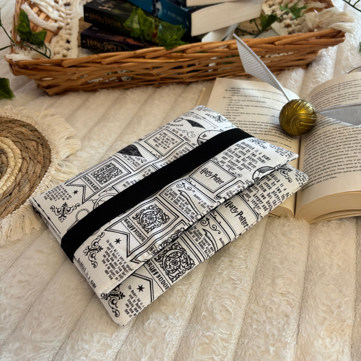 Funda para ebook con solapa Quidditch
