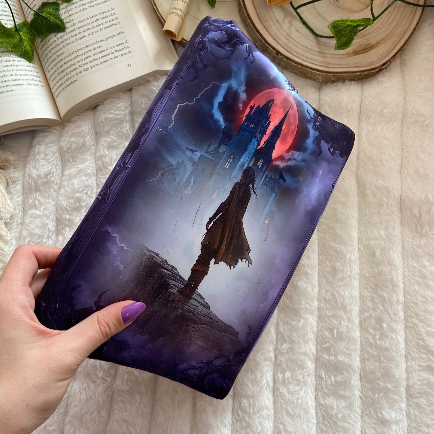 Funda ajustable Violet rumbo Basgiath