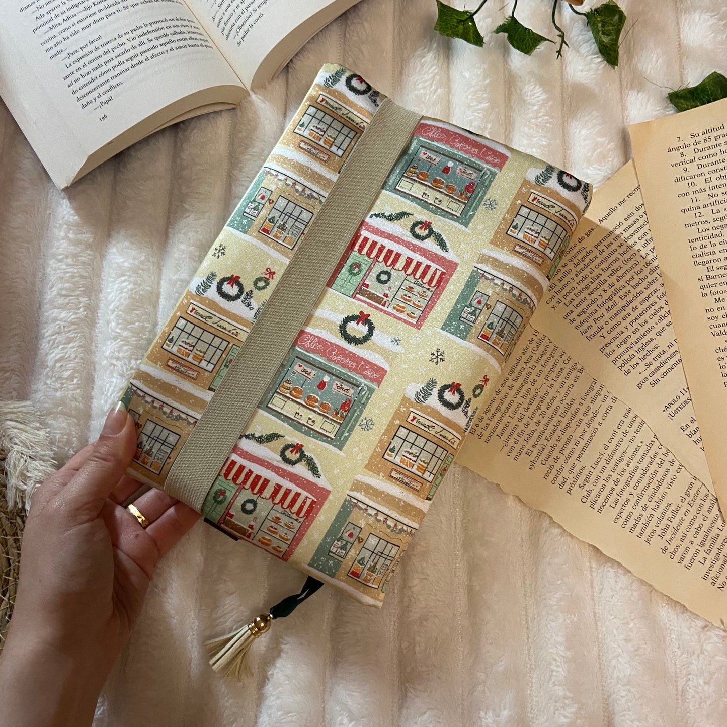 Funda ajustable tiendas navideñas