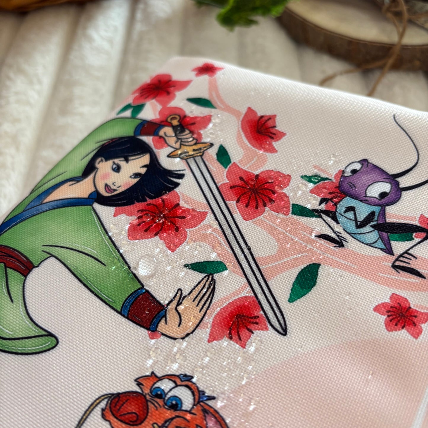 Funda ajustable Mulán impermeable