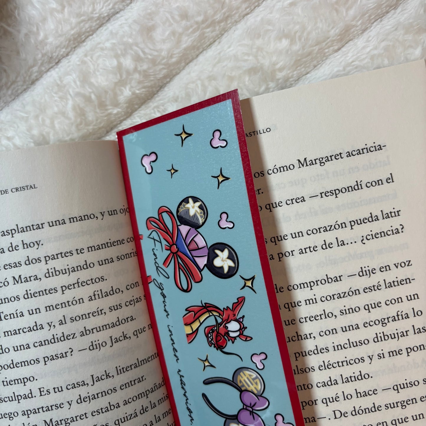 Marcapáginas Mulán Find your inner warrior