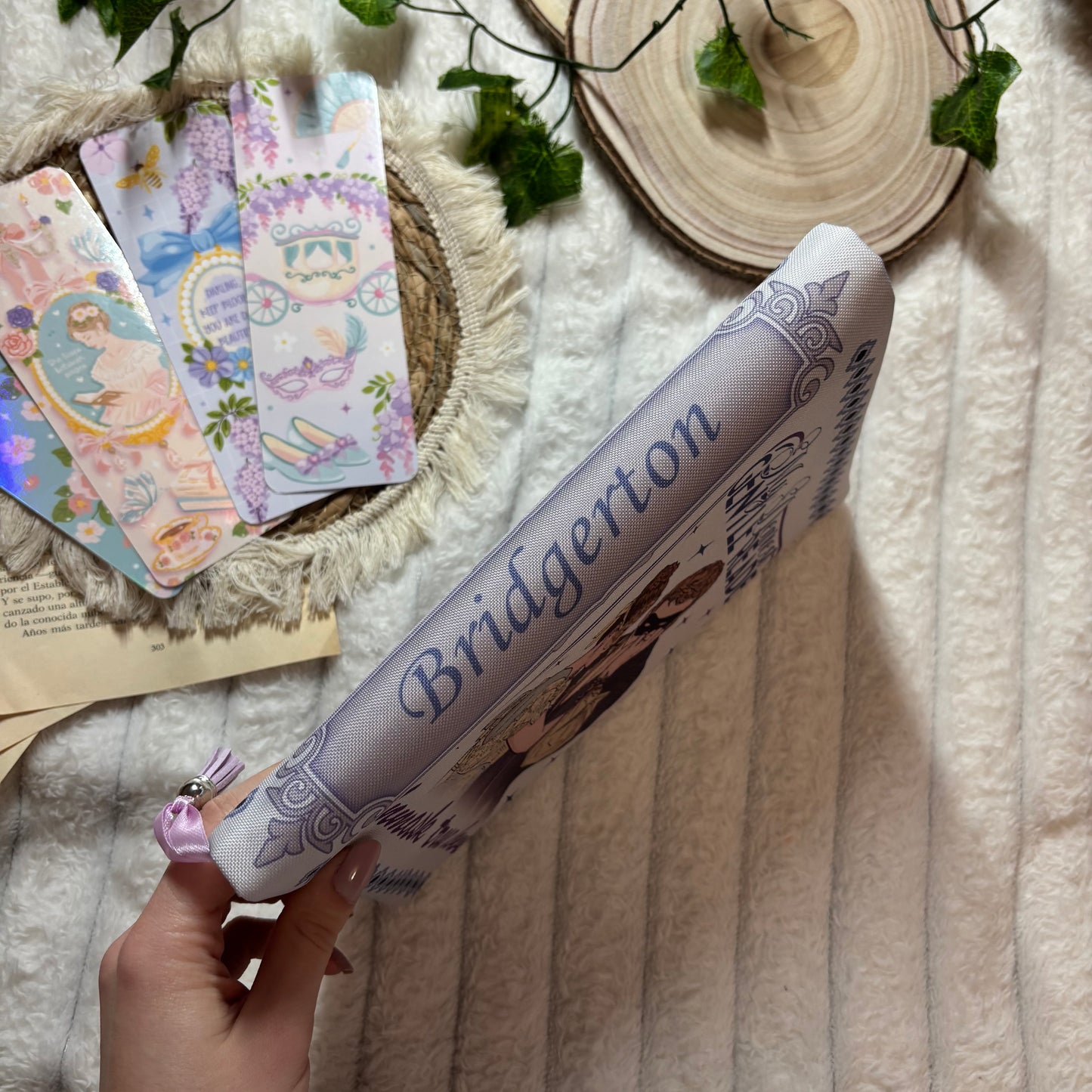 Funda ajustable Bridgerton My dearest gentle reader impermeable