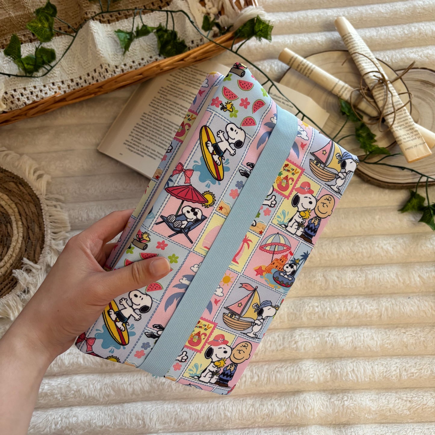 Funda ajustable Snoopy en verano impermeable
