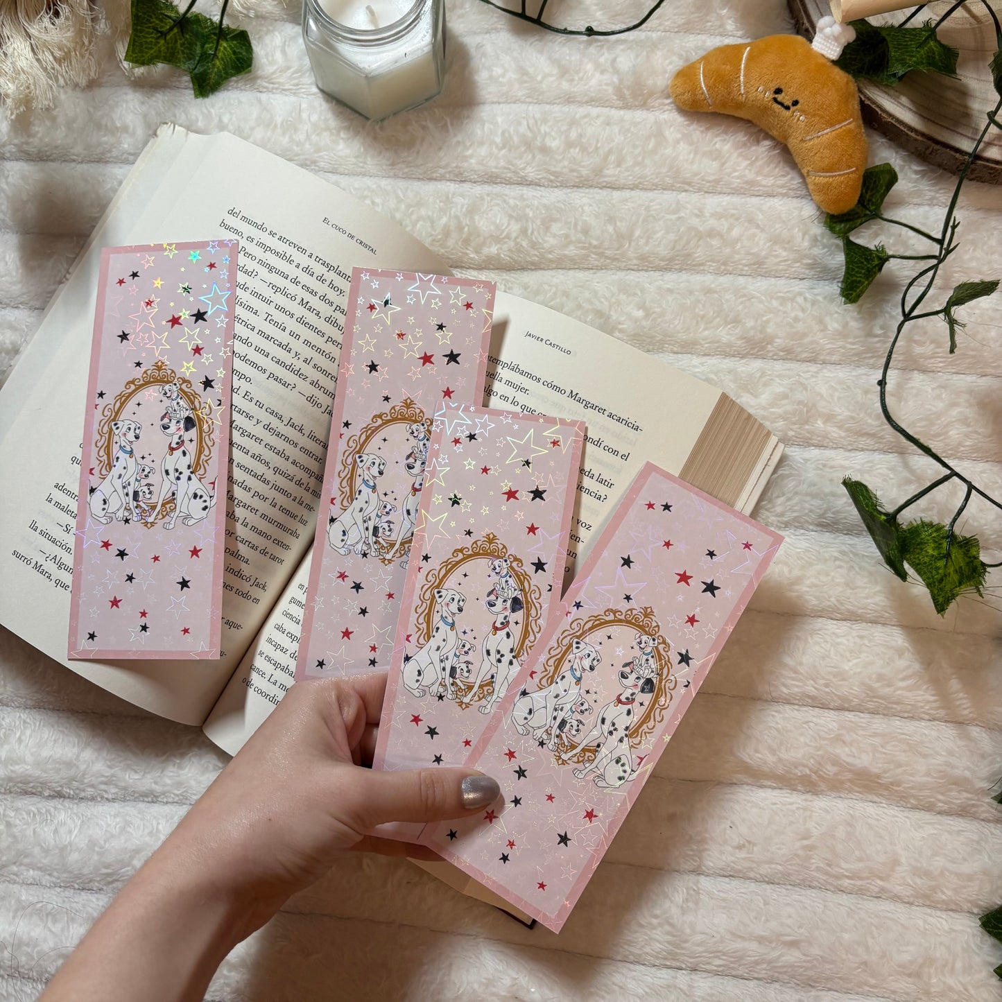 Marcapáginas 101 Dálmatas holográfico