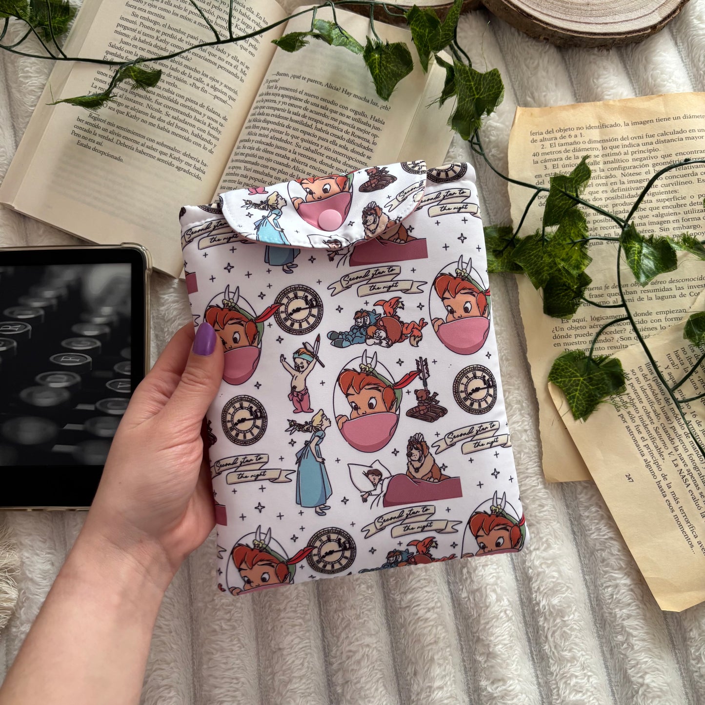 Funda kindle/kobo libra colour niños perdidos Peter Pan