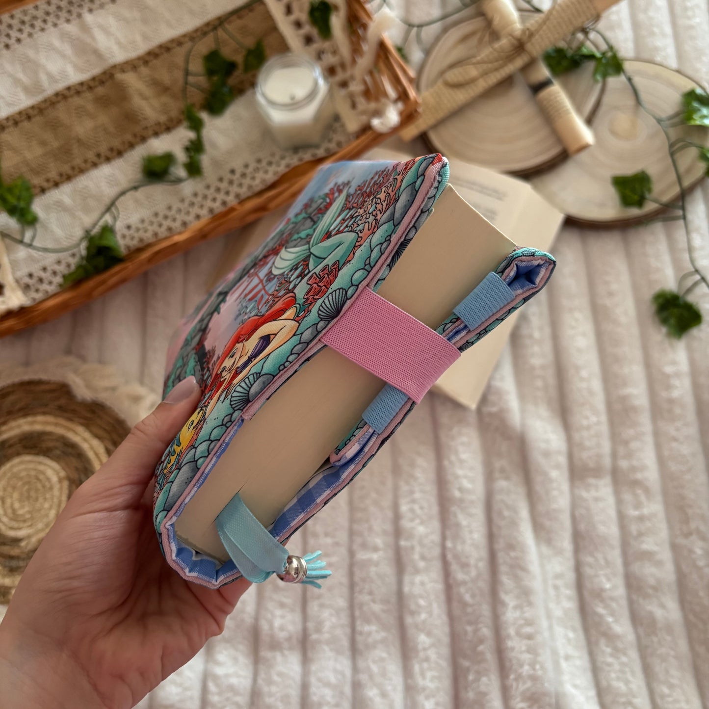 Funda ajustable La sirenita under the sea impermeable