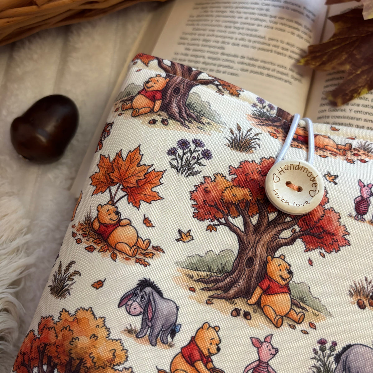 Funda literaria Winnie otoñal impermeable