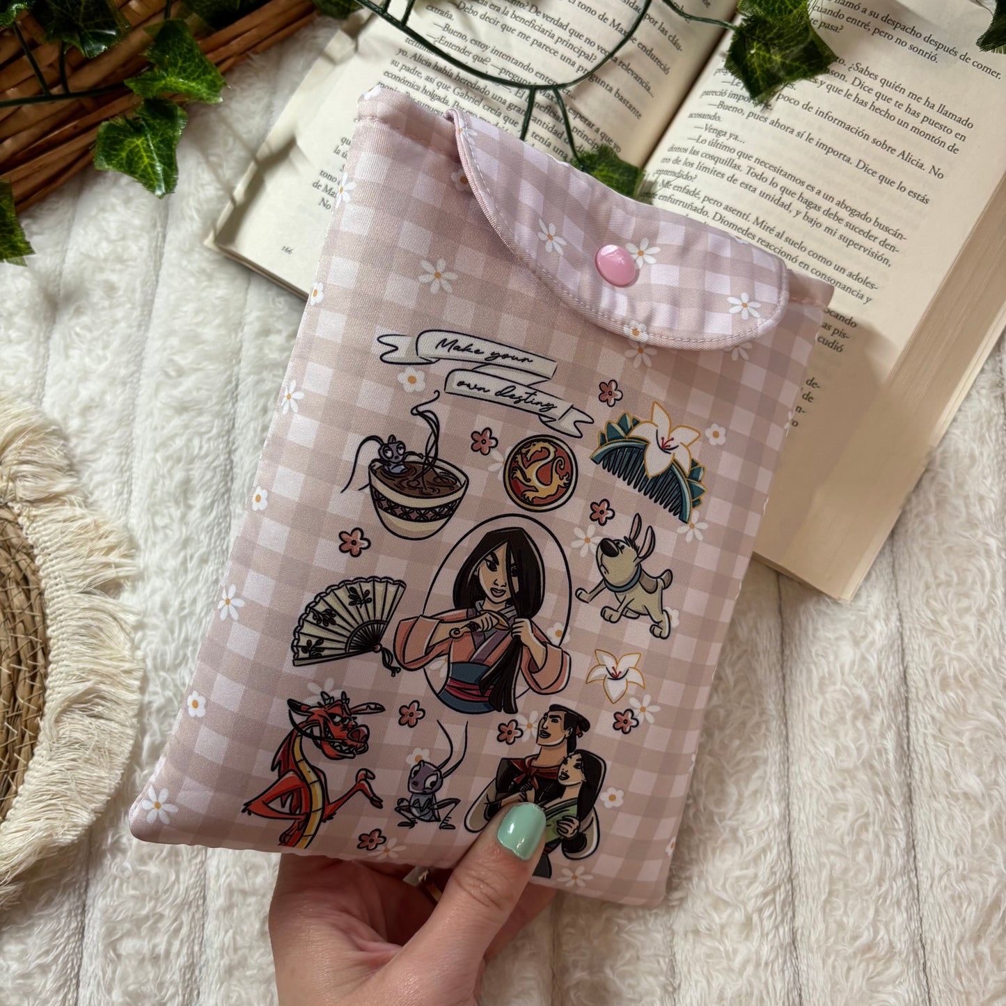 Funda kindle/kobo libra colour princesa Mulán
