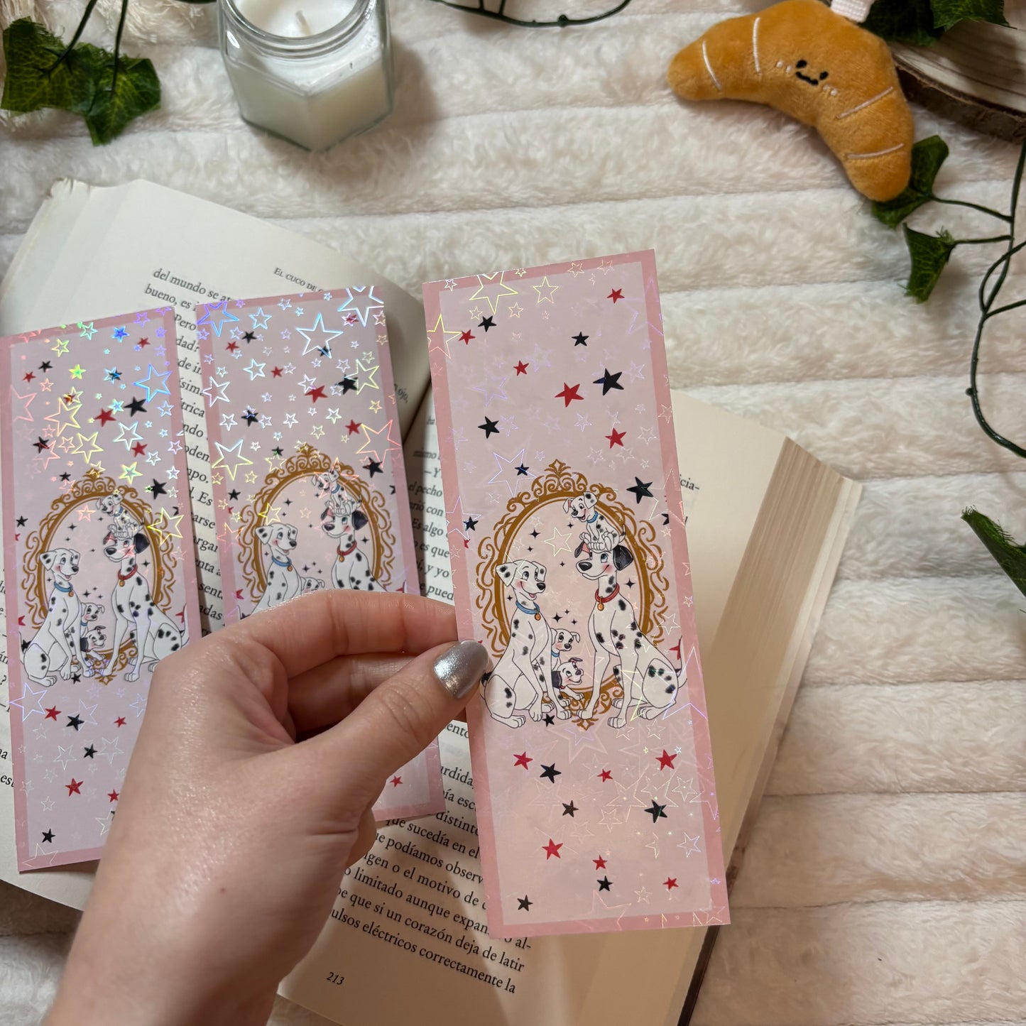 Marcapáginas 101 Dálmatas holográfico