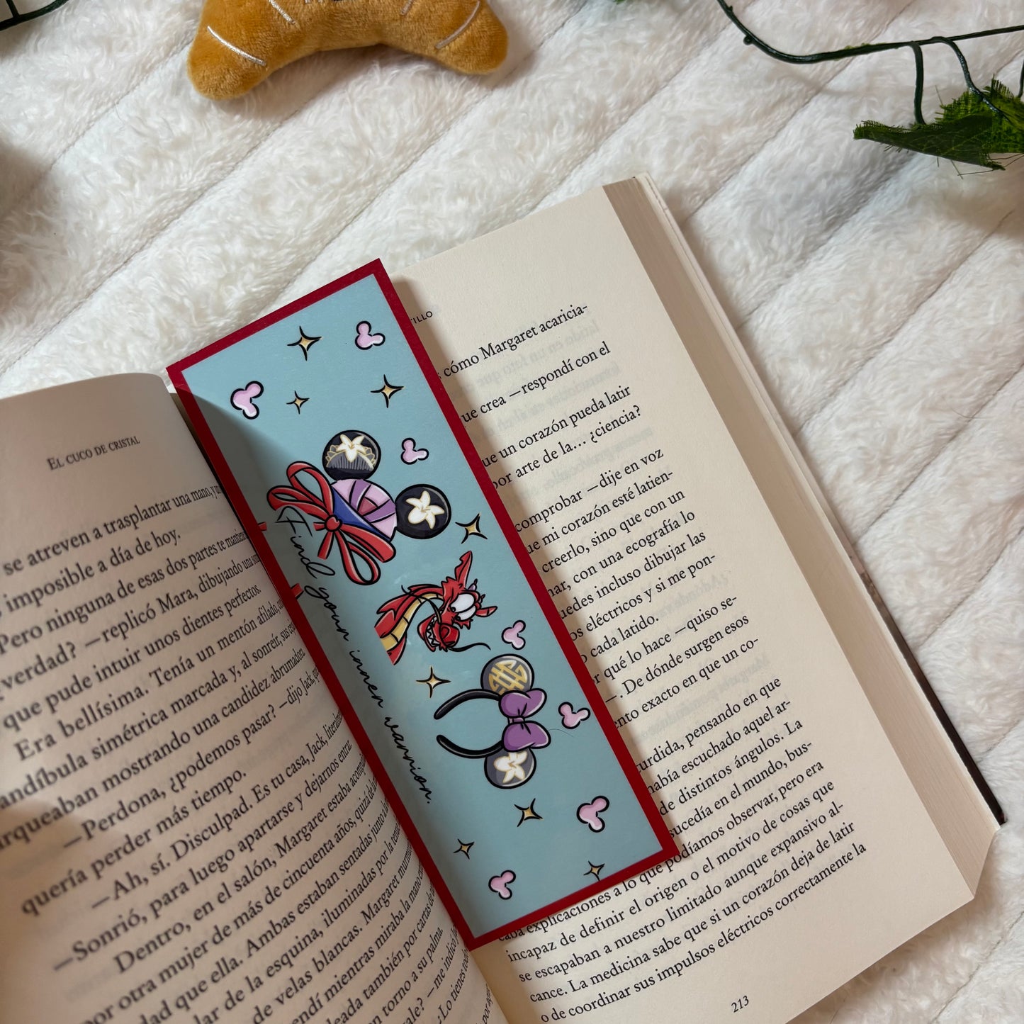 Marcapáginas Mulán Find your inner warrior