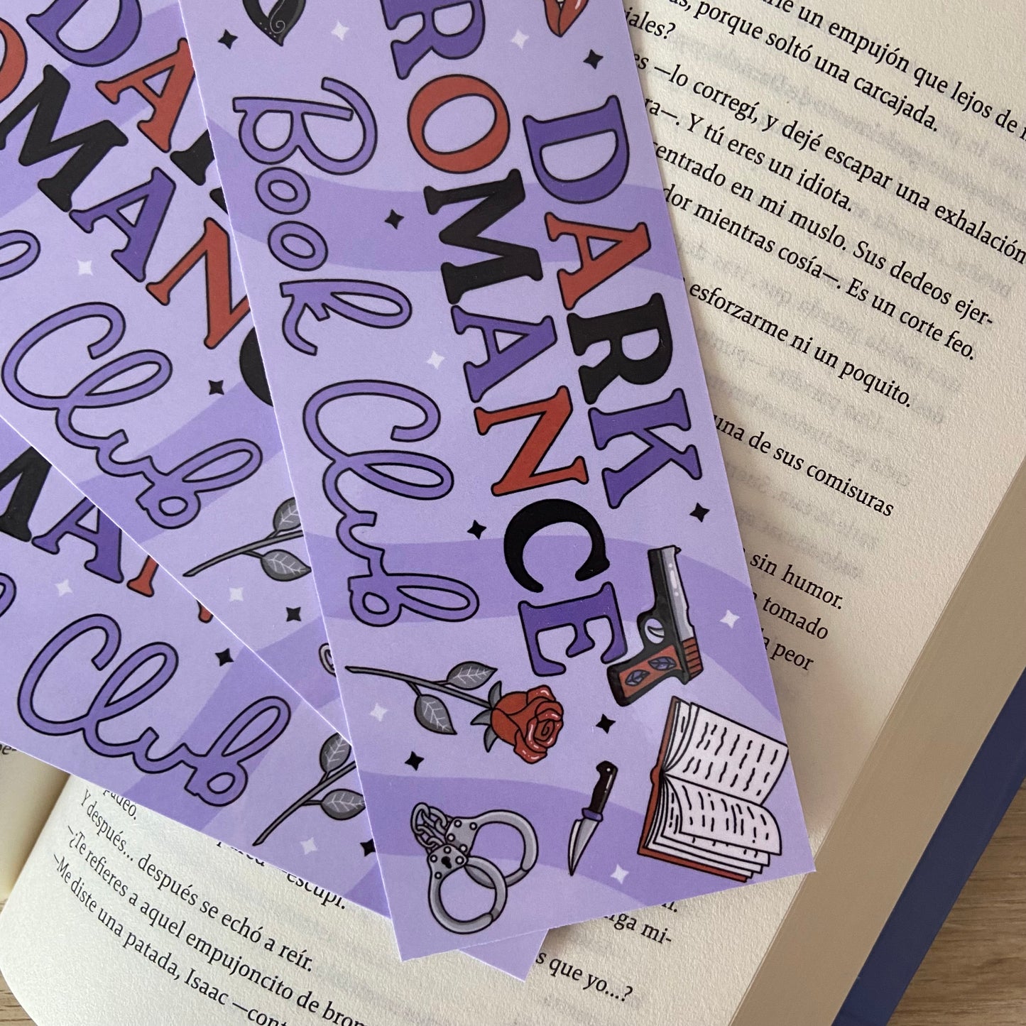 Marcapáginas Dark romance book club