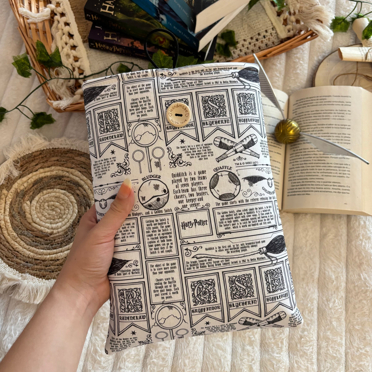 Funda literaria Quidditch