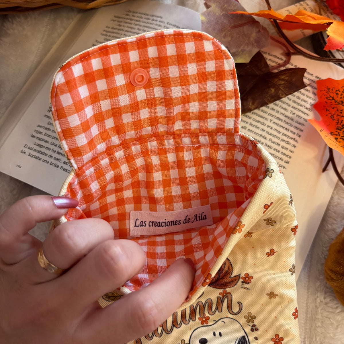 Funda kindle/kobo Hello autumn Snoopy impermeable