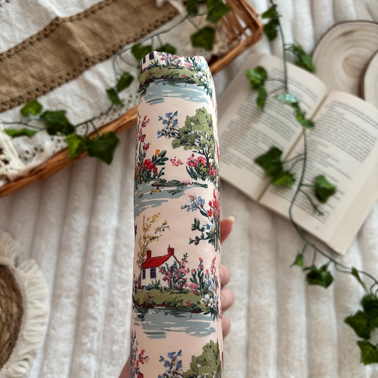 Funda ajustable pueblo primaveral