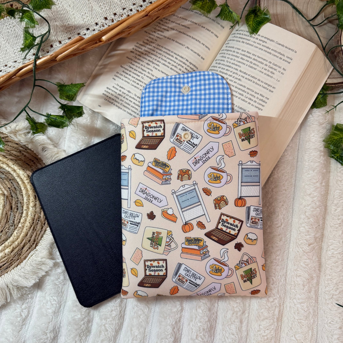 Funda kindle/kobo Gilmore girls rewatch season impermeable
