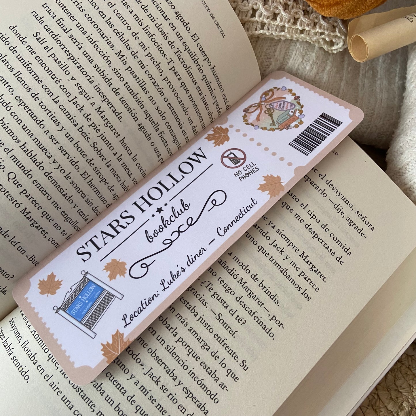 Marcapáginas Stars Hollow bookclub