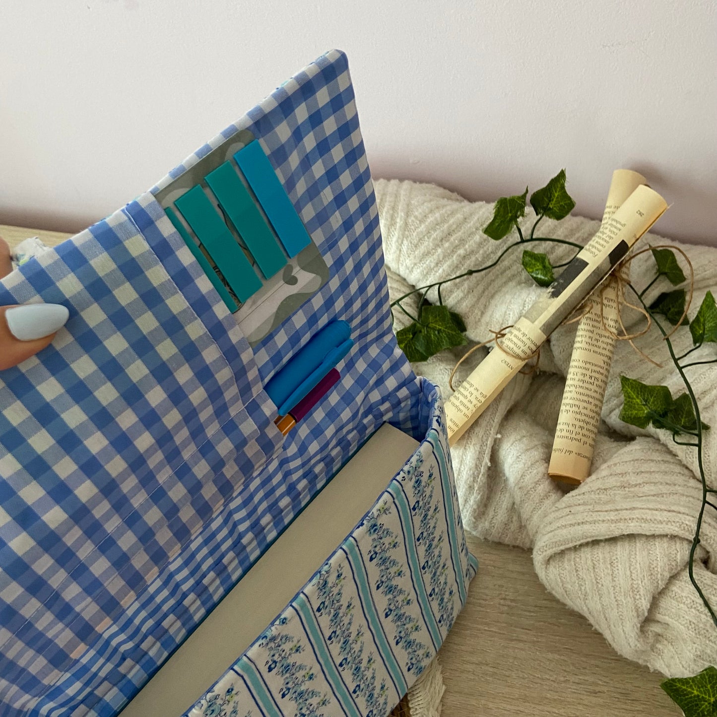Funda acolchada bleu