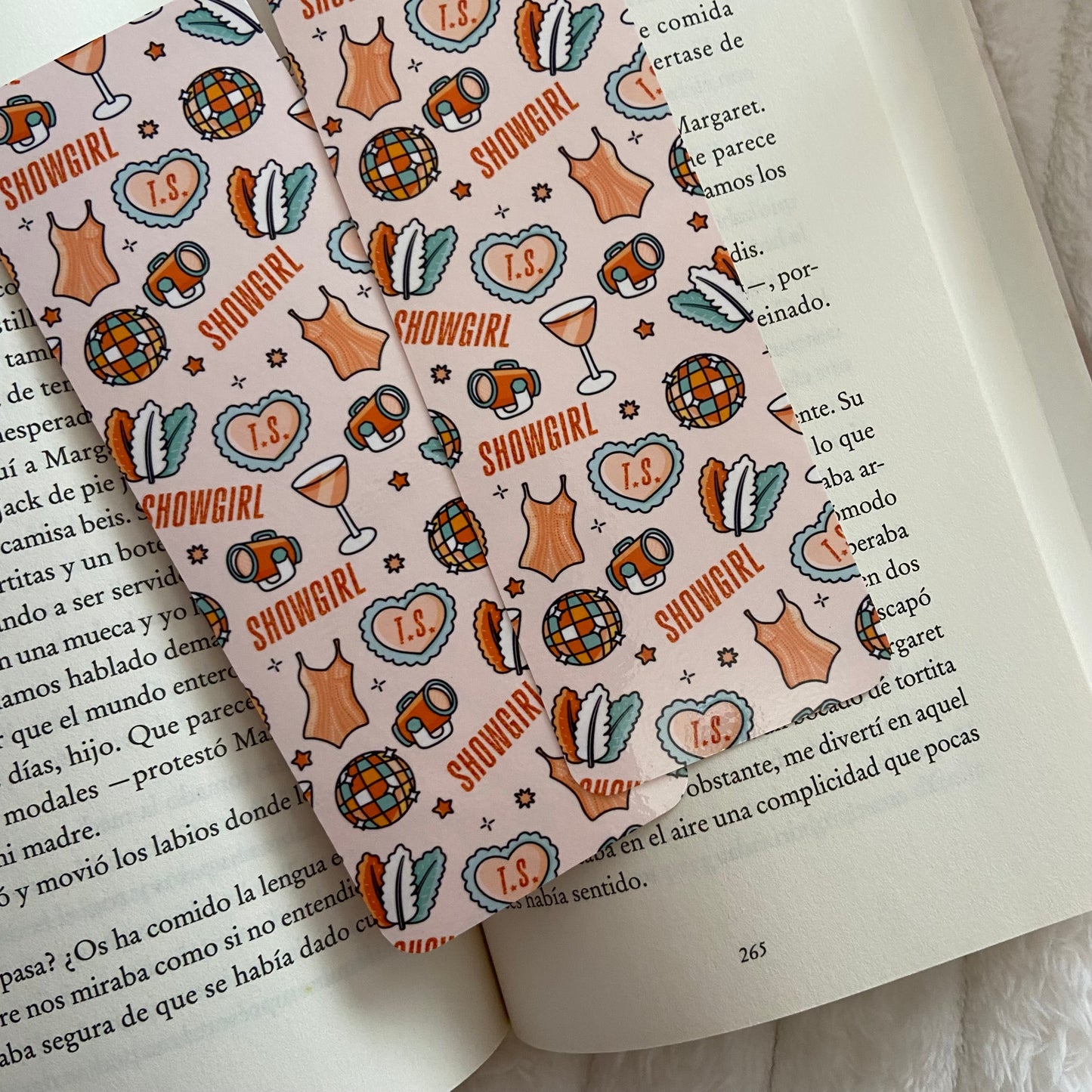 Marcapáginas Taylor Swift The life of a showgirl