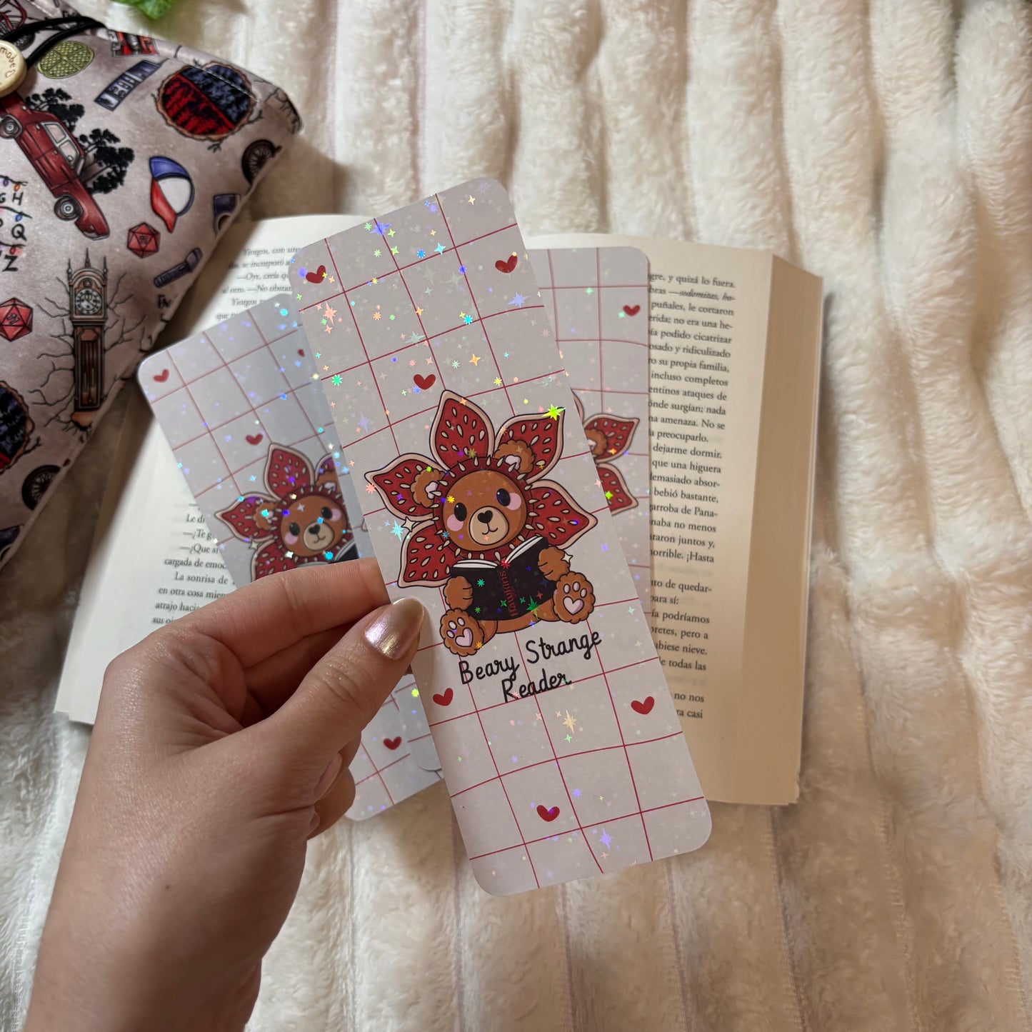 Pack 2 marcapáginas Beary Strange Reader