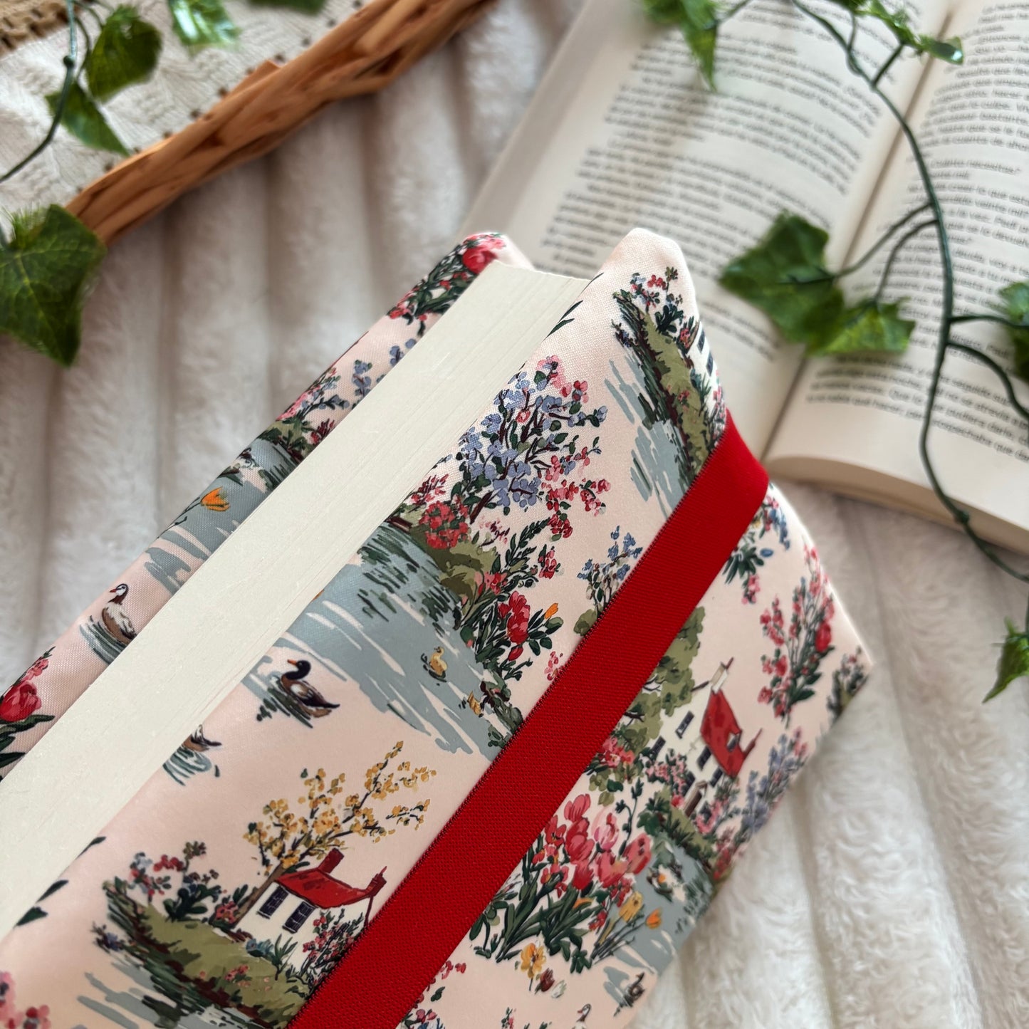 Funda ajustable pueblo primaveral