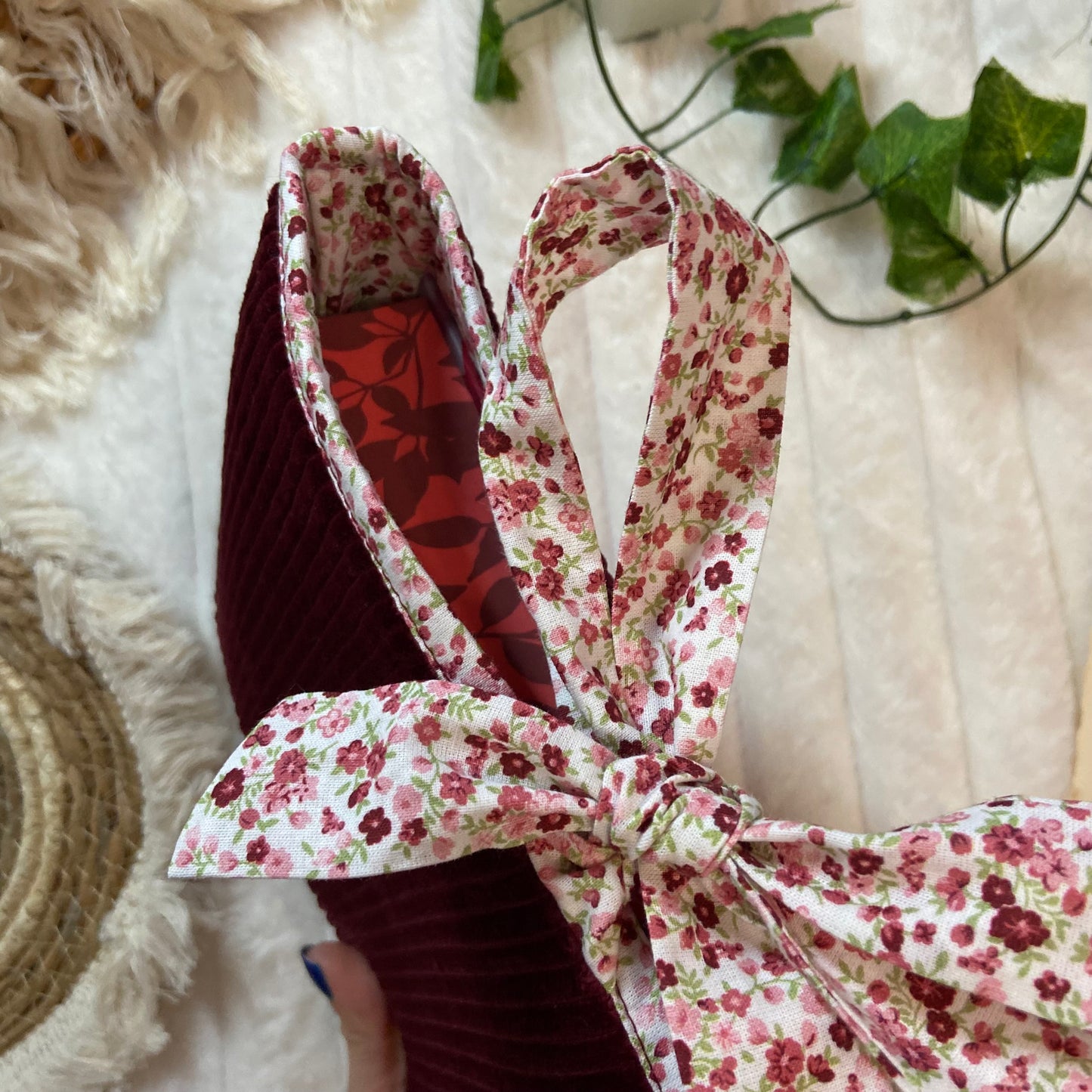 Funda literaria Venecia de pana