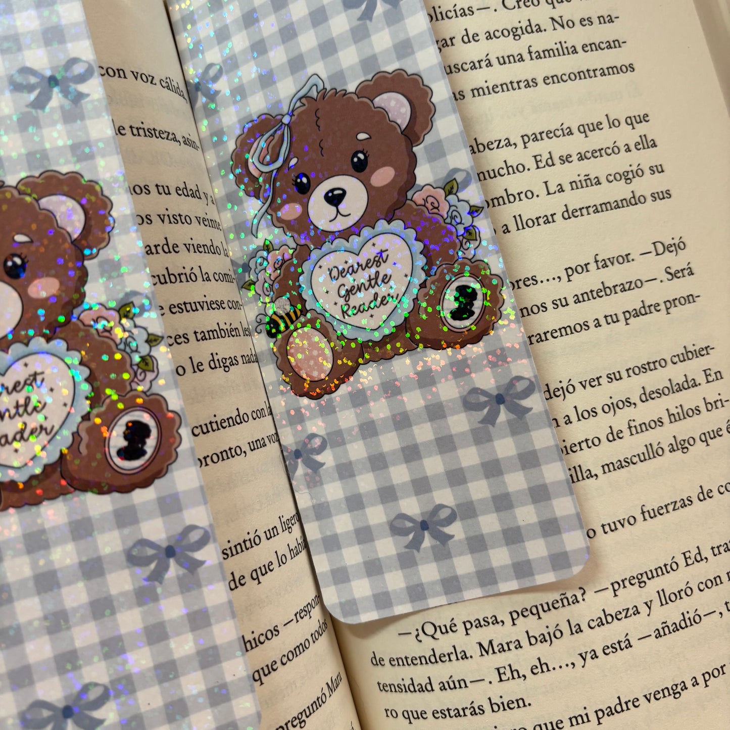 Marcapáginas Dearest gentle reader holográfico