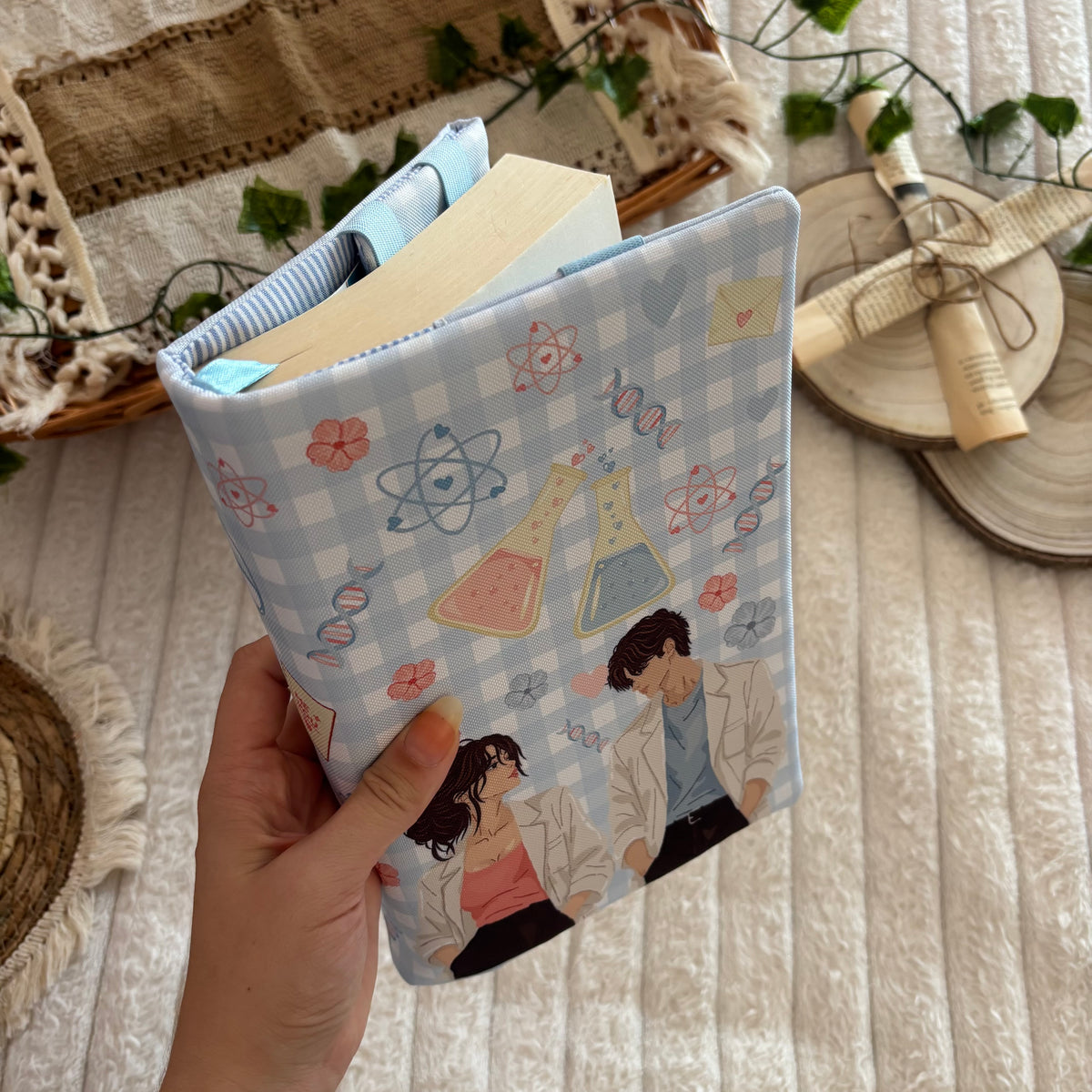 Funda ajustable impermeable inspirada en La hipótesis del amor impermeable