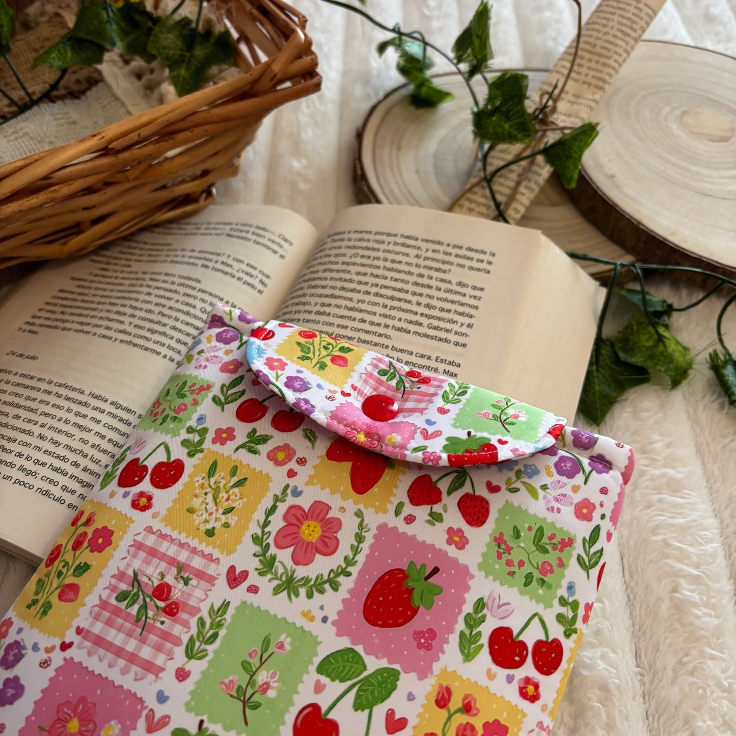 Funda kindle/kobo libra colour mix primaveral