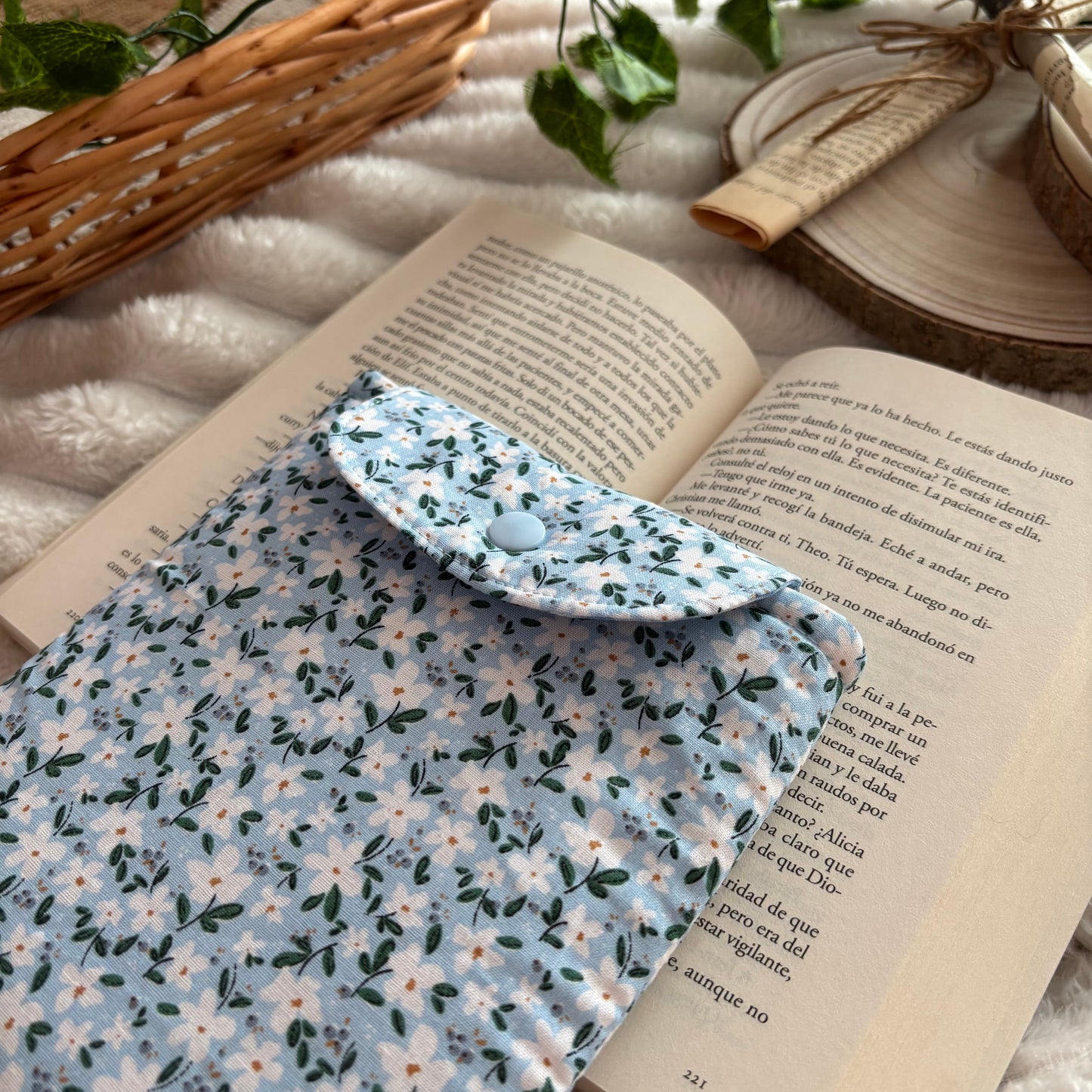 Funda para ebook Margaret en azul