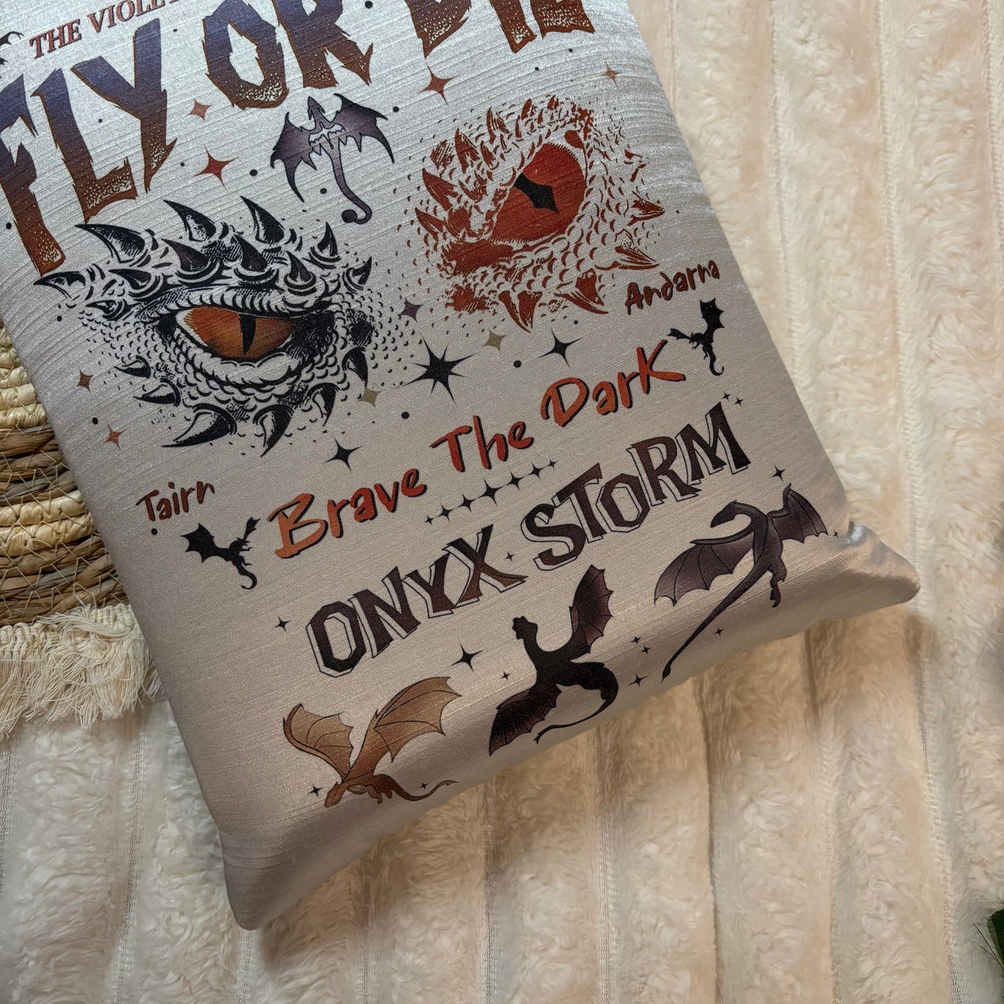 Funda literaria Fly or die