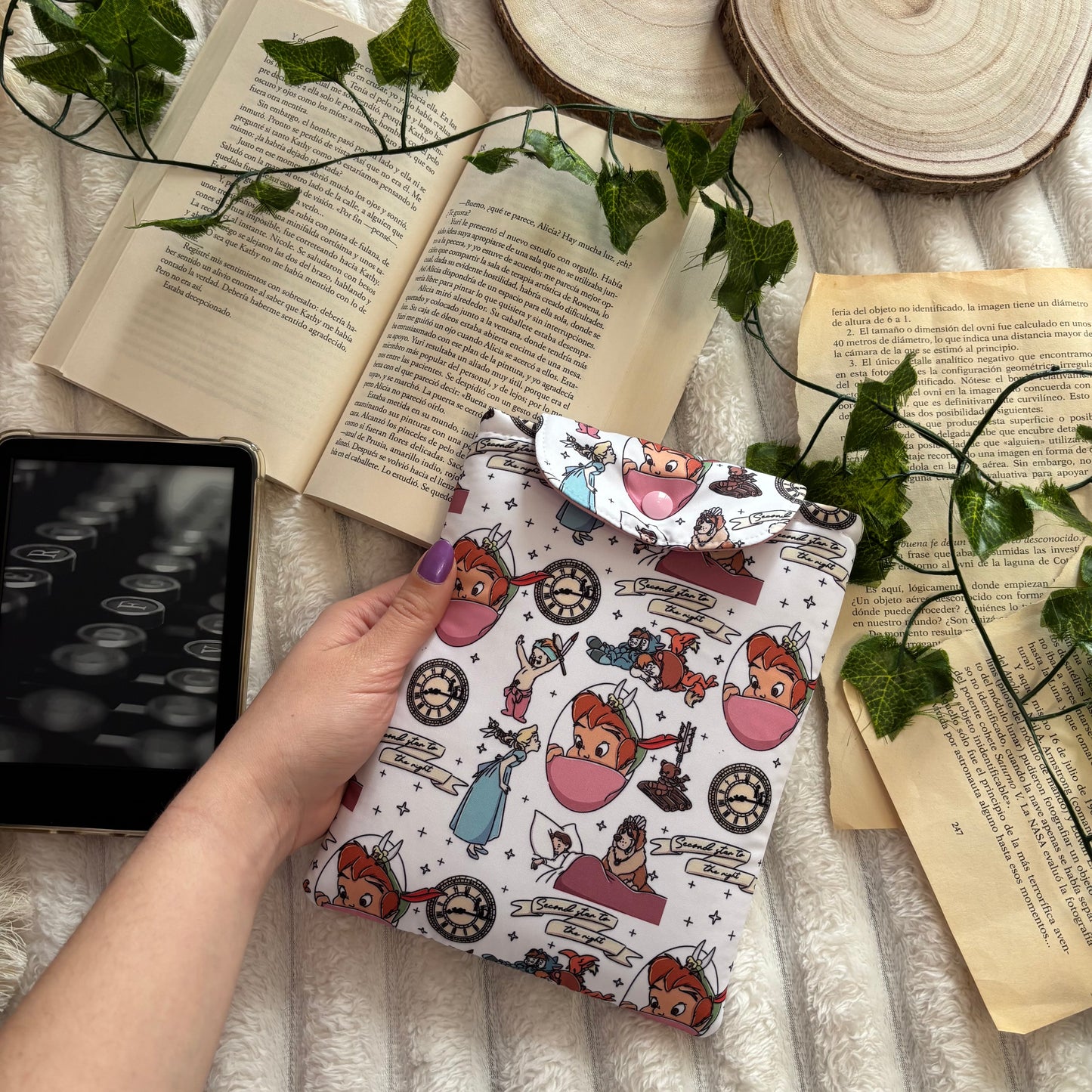Funda kindle/kobo libra colour niños perdidos Peter Pan