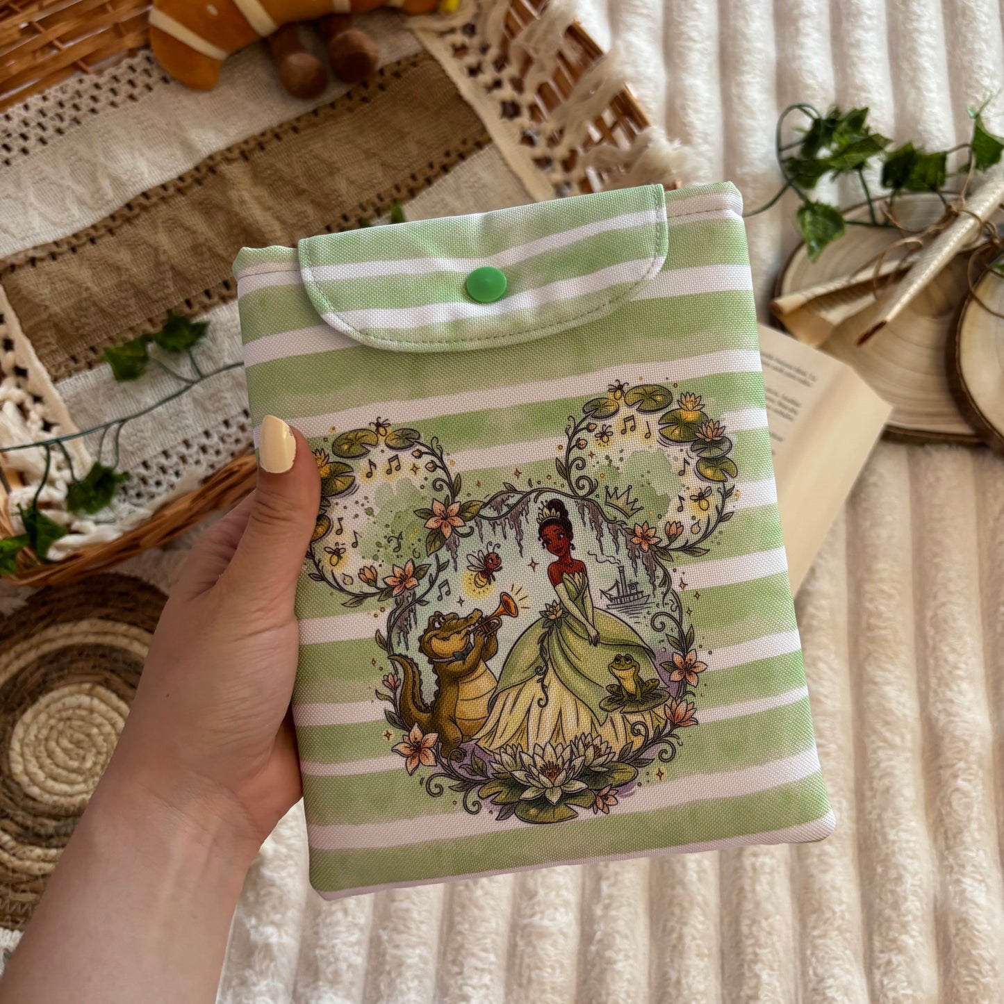 Funda kindle/kobo princesa Tiana impermeable