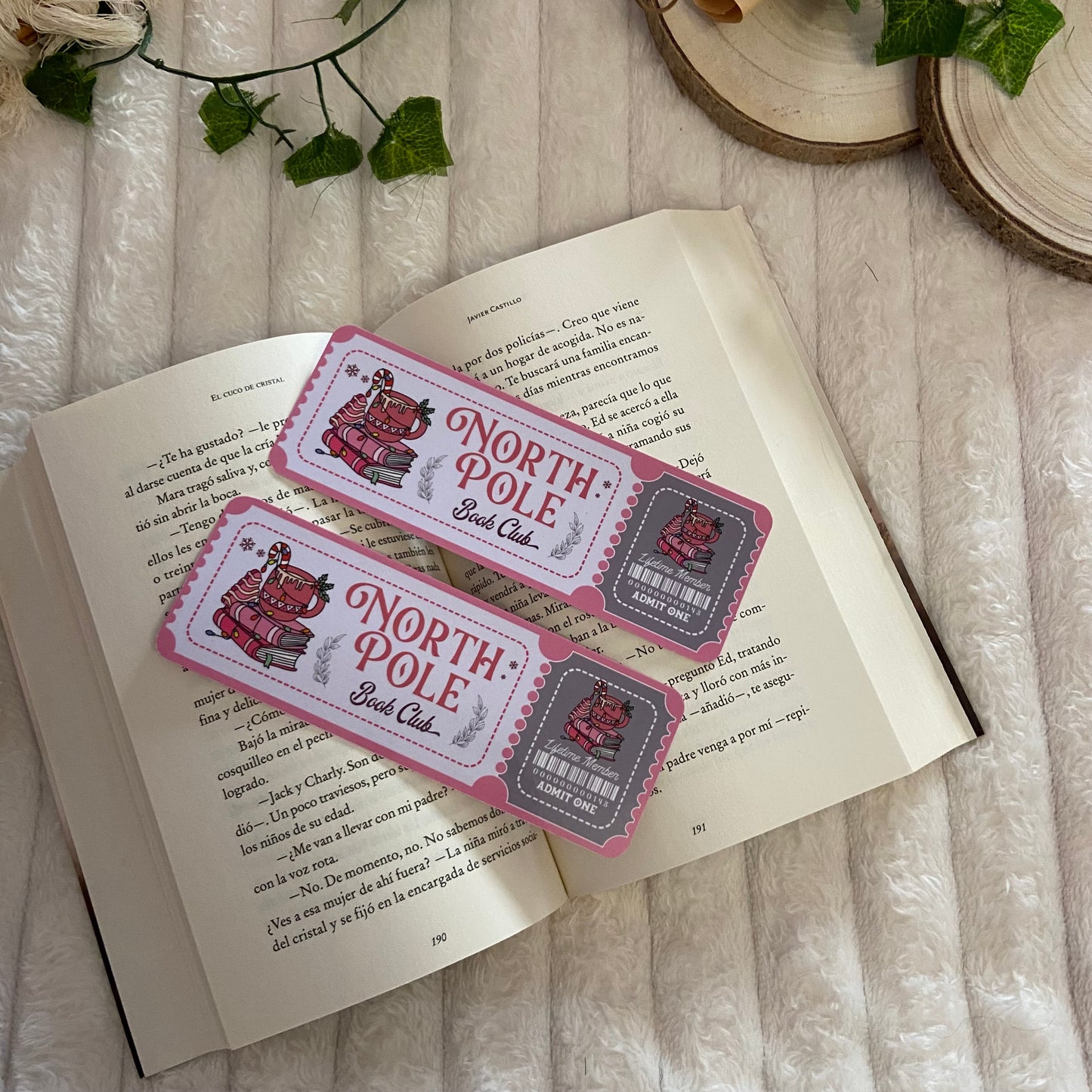 Marcapáginas North Pole bookclub