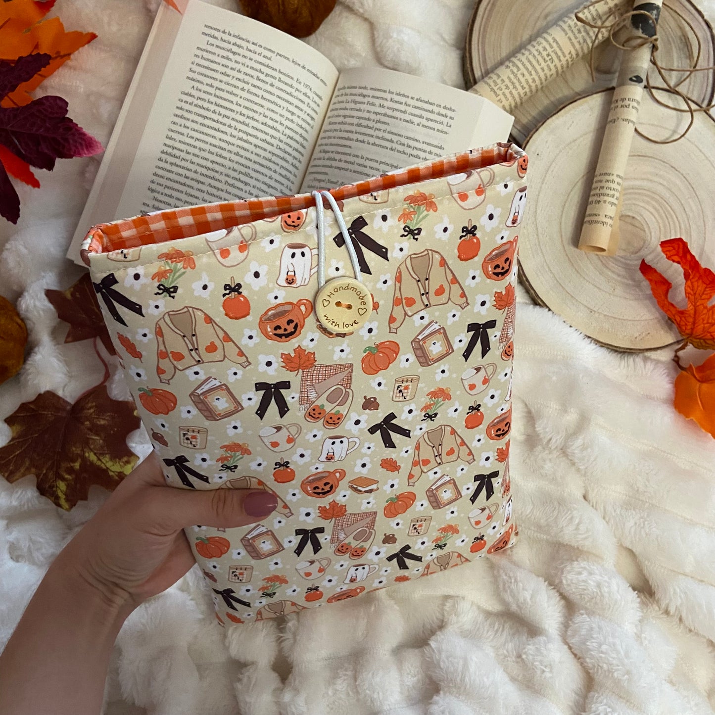 Funda literaria spooky time