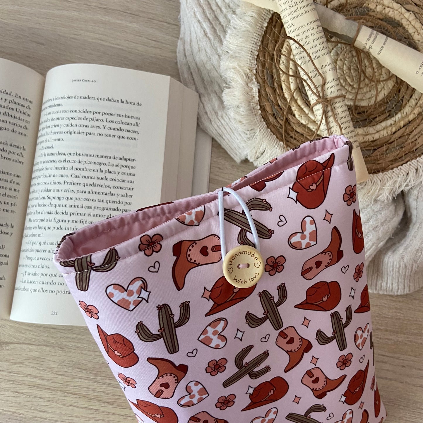 Funda literaria cowboy era
